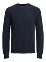 Jack & Jones Sötétkék Férfi Jack & Jones Globe pulóver