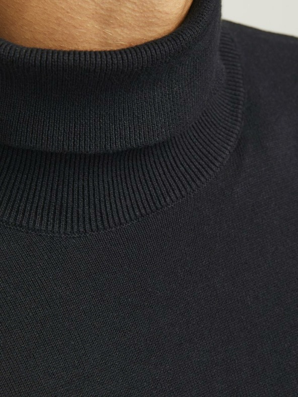 Jack & Jones Fekete Férfi Jack & Jones Basic Turtleneck