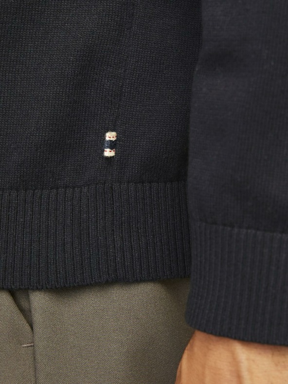 Jack & Jones Fekete Férfi Jack & Jones Basic Turtleneck