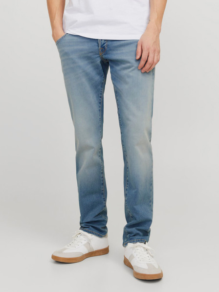 Jack & Jones Jack & Jones Mike kék férfi farmernadrág, szűkített szabású Jack & Jones Mike
