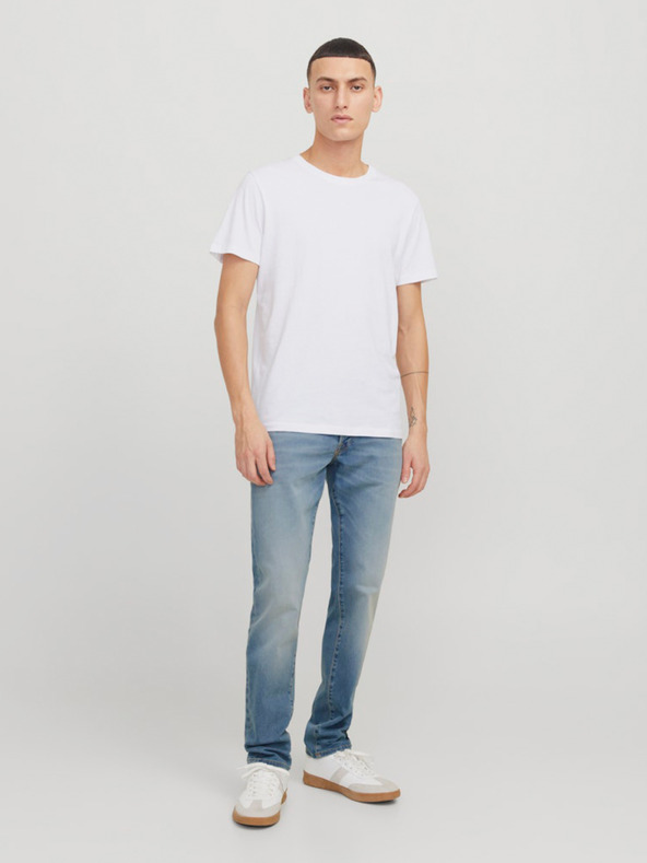 Jack & Jones Jack & Jones Mike kék férfi farmernadrág, szűkített szabású Jack & Jones Mike
