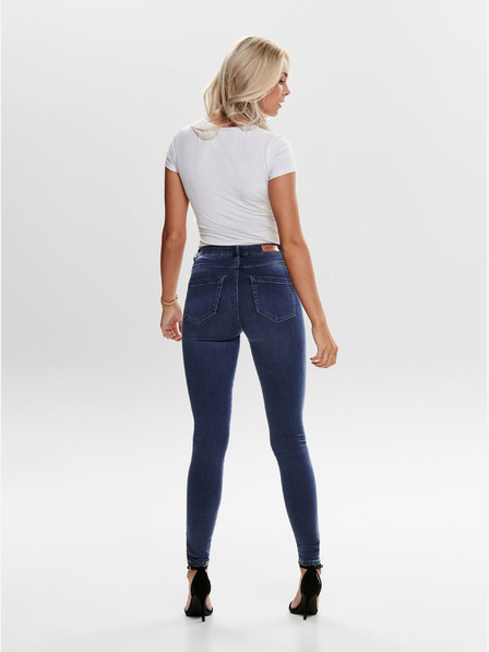 ONLY Kék skinny fit magas derekú farmer ONLY Royal