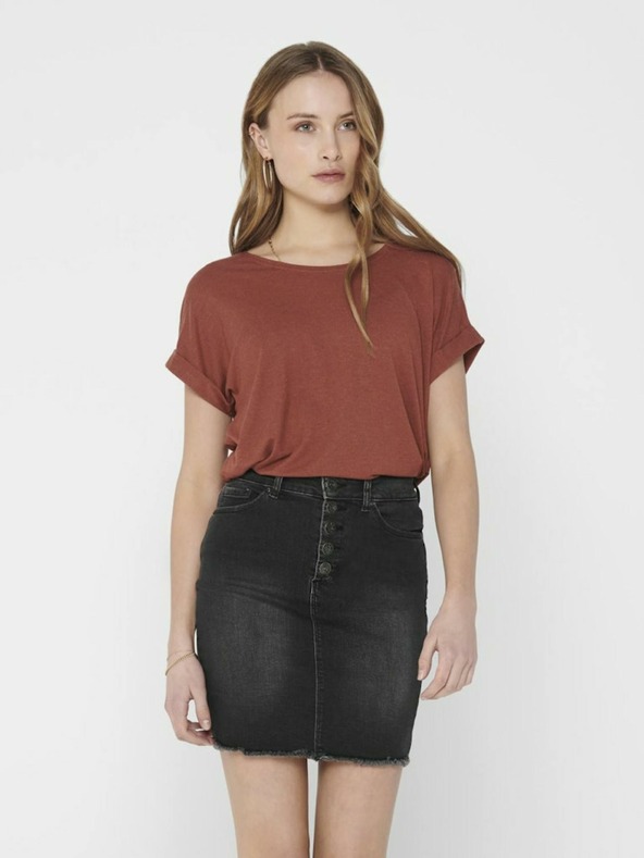 ONLY Barna alap póló CSAK