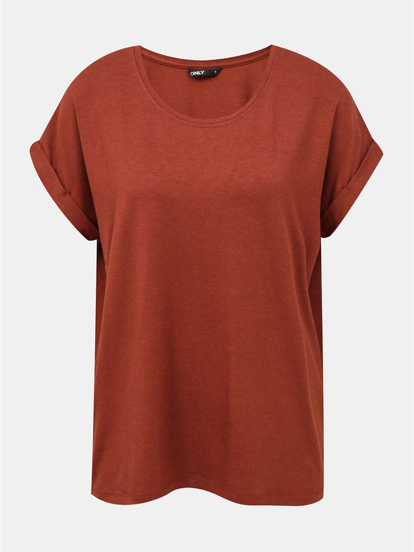 ONLY Barna alap póló CSAK