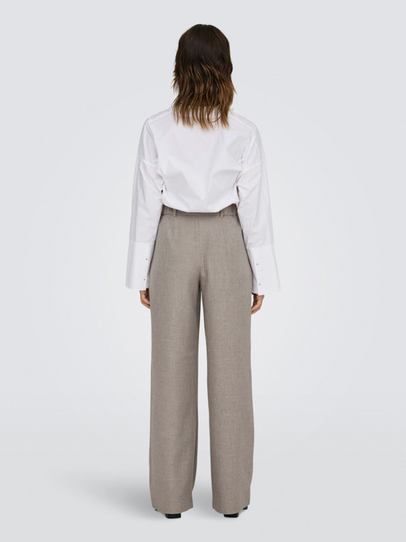 ONLY Barna női széles szárú nadrág ONLY