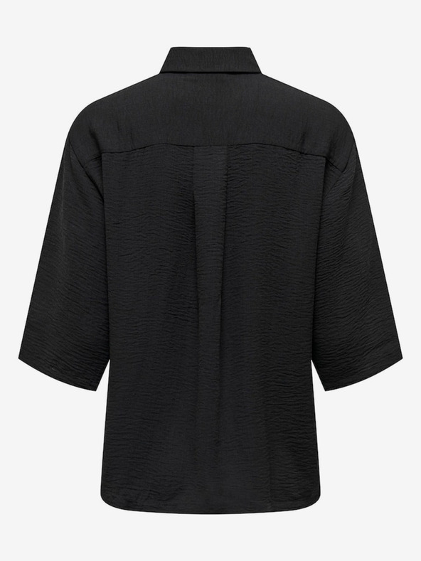 Jacqueline de Yong Fekete női rövid ujjú ing JDY