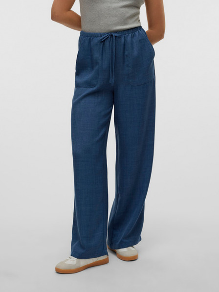 Vero Moda Kék női széles farmer nadrág Vero Moda