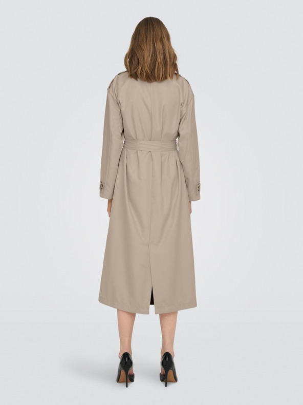 ONLY Bézs színű női trencsénkabát CSAK