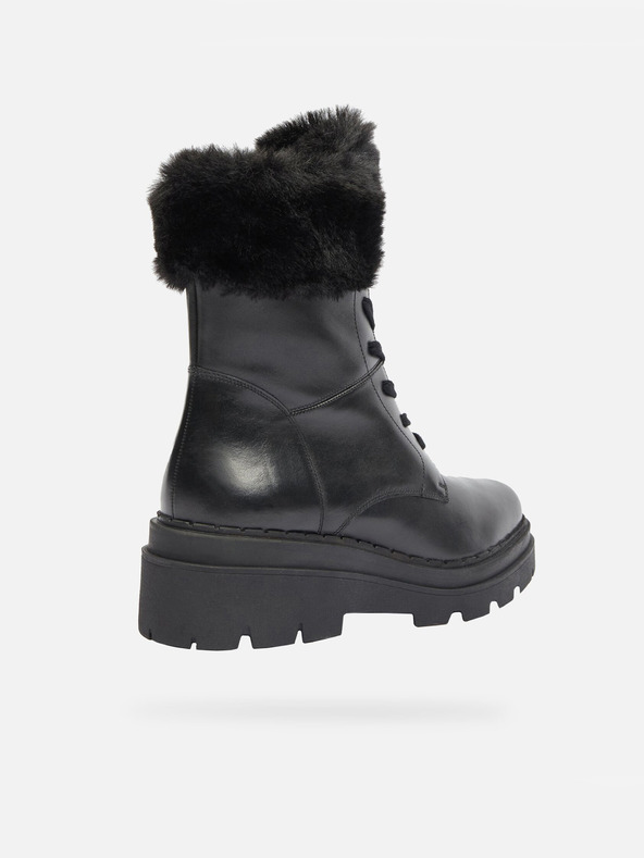 Geox Fekete Női Geox Felleny bokacsizma