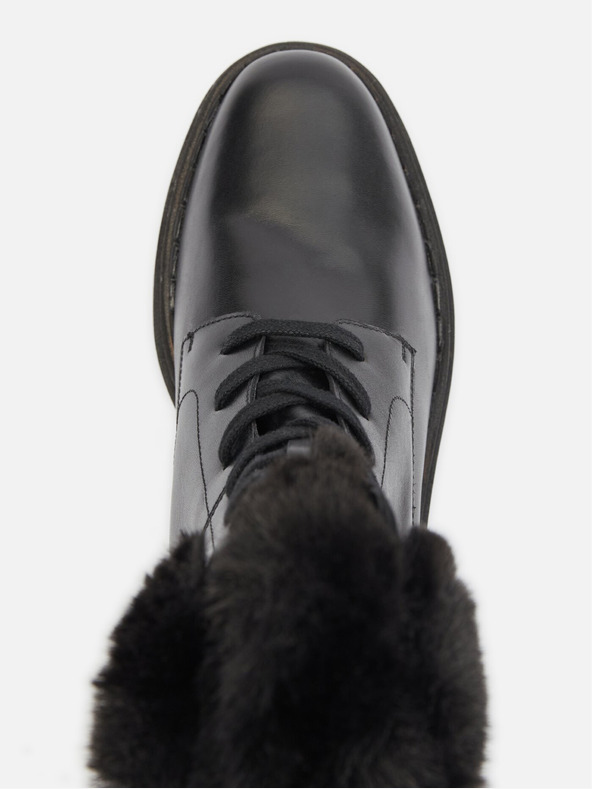 Geox Fekete Női Geox Felleny bokacsizma