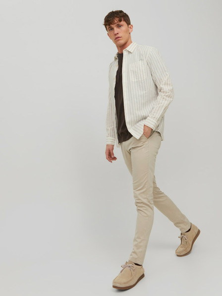 Jack & Jones Jack & Jones férfi bézs színű chino nadrág