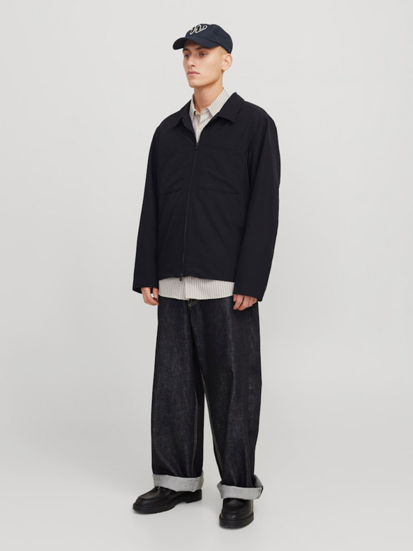 Jack & Jones Férfi fekete Jack & Jones kabát