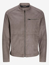 Jack & Jones Jack & Jones férfi bézs színű szarvasbőr dzseki