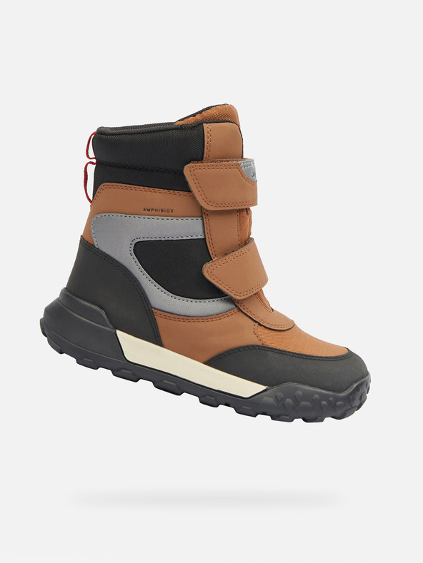 Geox Barna fiúk téli cipő Geox Trekkyup B ABX