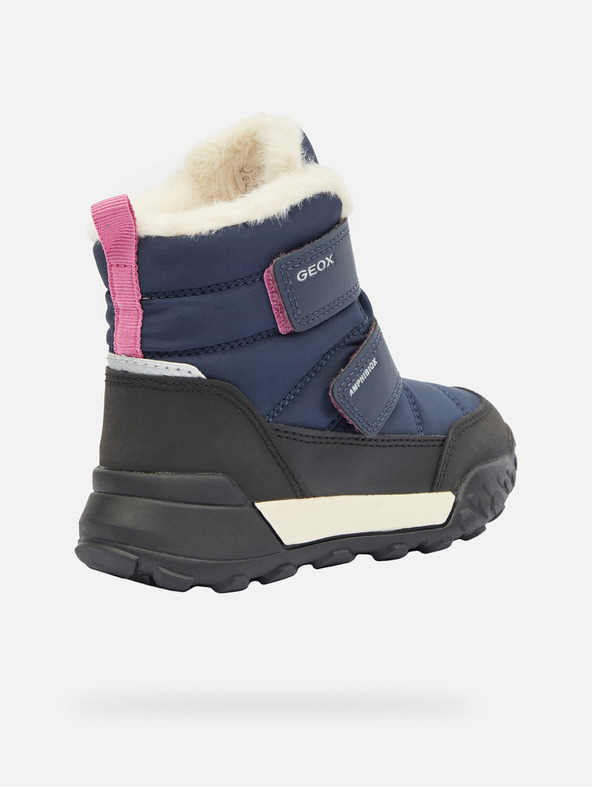 Geox Sötétkék lány téli cipő Geox Trekkyup B Ab