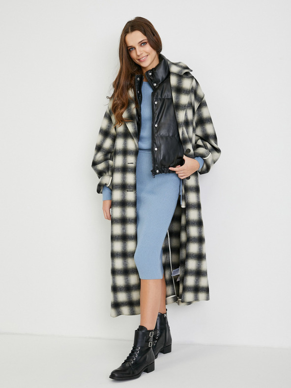 Guess Világoskék ujjatlan pulóverszoknya Guess Calire világoskék