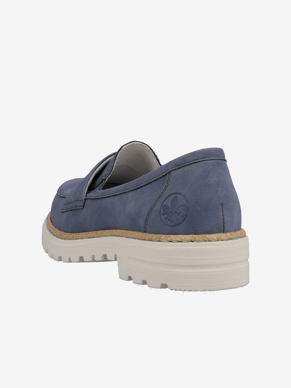 Rieker Rieker sötétkék női szarvasbőr papucscipő