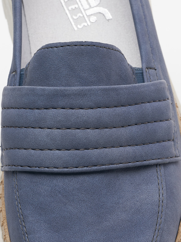 Rieker Rieker sötétkék női szarvasbőr papucscipő