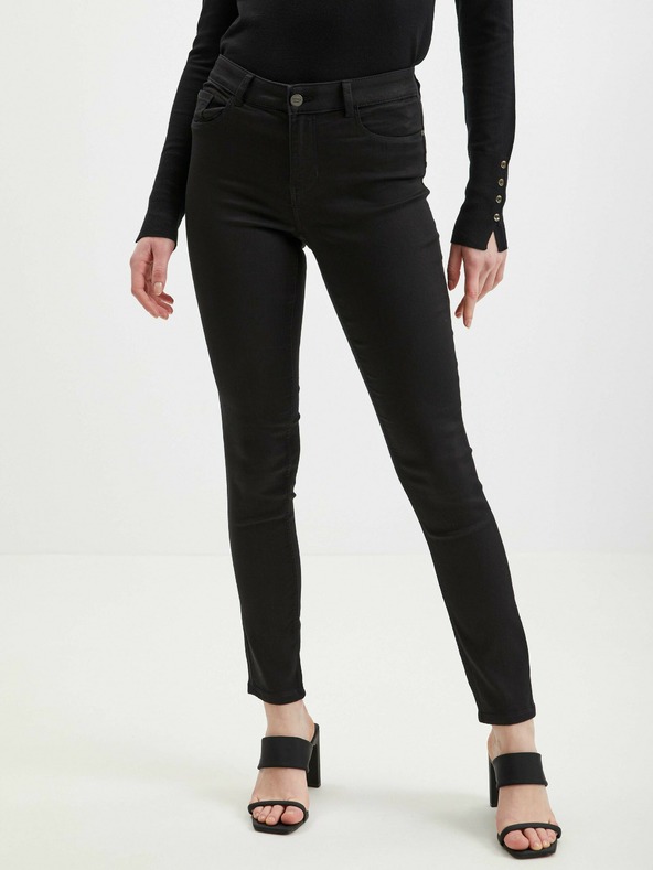 Orsay ORSAY Fekete női skinny fit farmer