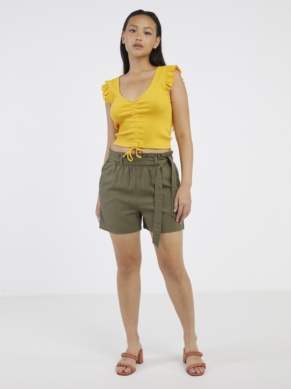 Jacqueline de Yong JDY Say Khaki vászonnadrág JDY Say Khaki vászonnadrág