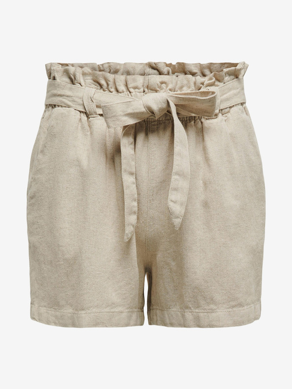 Jacqueline de Yong Bézs színű női vászonnadrág JDY Say