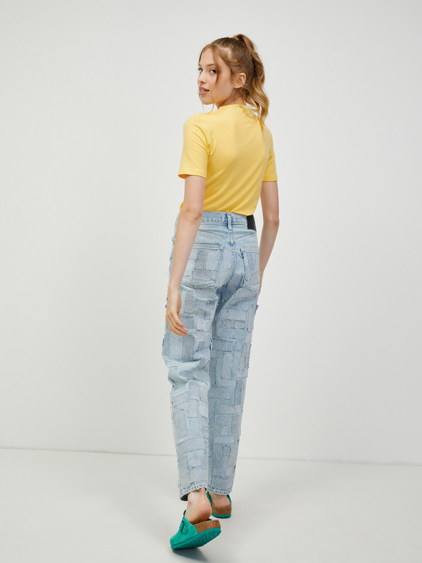 Vero Moda Sárga VERO MODA Glow póló