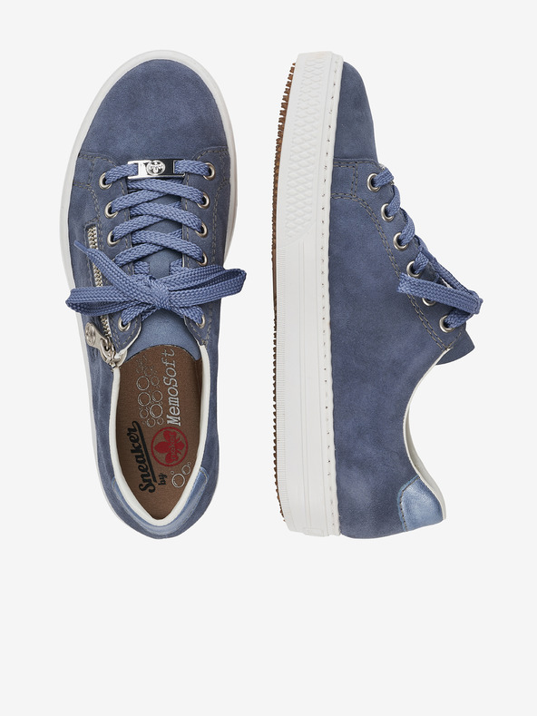 Rieker Kék női szarvasbőr tornacipő Rieker