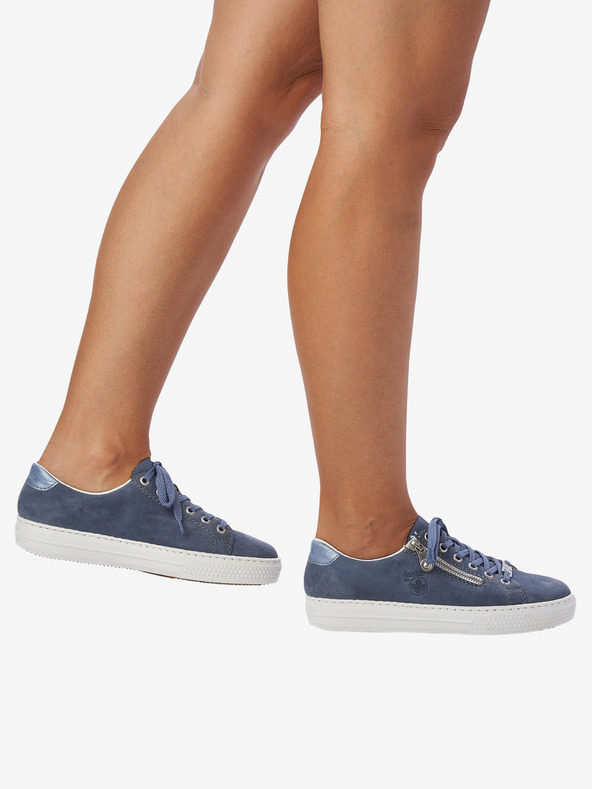 Rieker Kék női szarvasbőr tornacipő Rieker