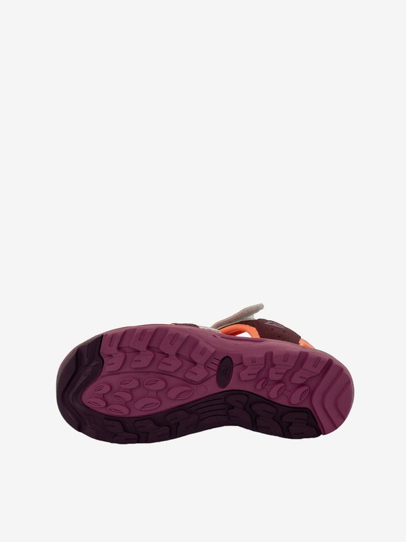 ALPINE PRO Narancssárga és bordó gyermekszandál ALPINE PRO White