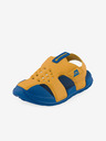 ALPINE PRO Kék és sárga színű nyári gyermekcipő ALPINE PRO BREDO