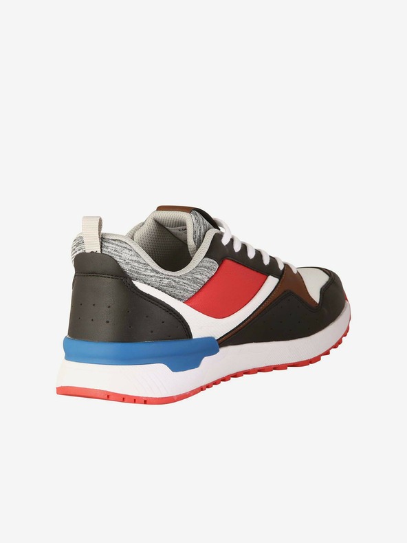 NAX Fehér és piros férfi tornacipő NAX NOFAD