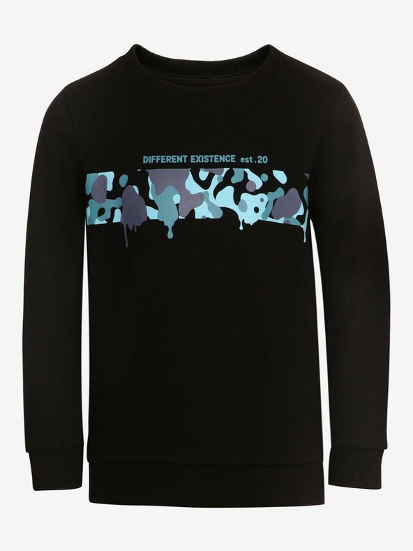 NAX Fekete gyermek pulóver NAX HABELO