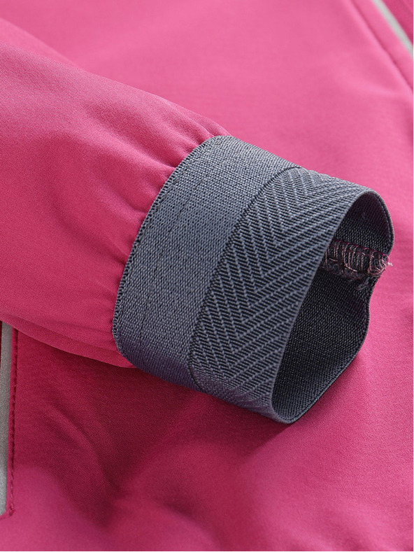 ALPINE PRO Rózsaszín lány softshell dzseki ALPINE PRO TYCHO