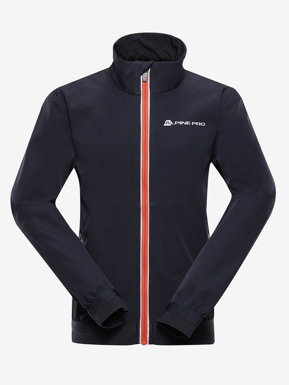 ALPINE PRO Narancssárga és kék gyerek softshell dzseki ALPINE PRO TYCHO