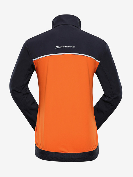 ALPINE PRO Narancssárga és kék gyerek softshell dzseki ALPINE PRO TYCHO