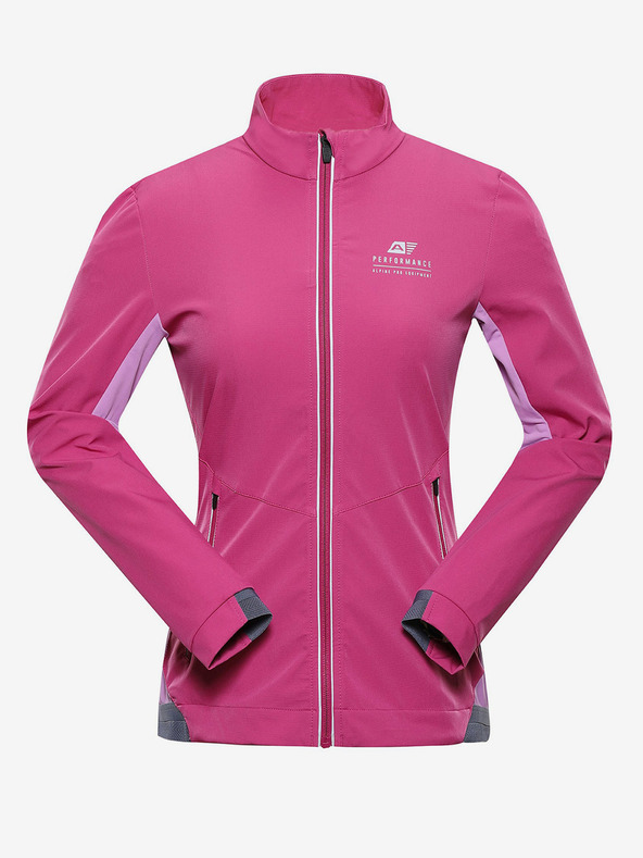 ALPINE PRO Rózsaszín női softshell dzseki ALPINE PRO TYCHA