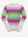 NAX Gyermek csíkos pulóver nax NAX NORDO bézs színű