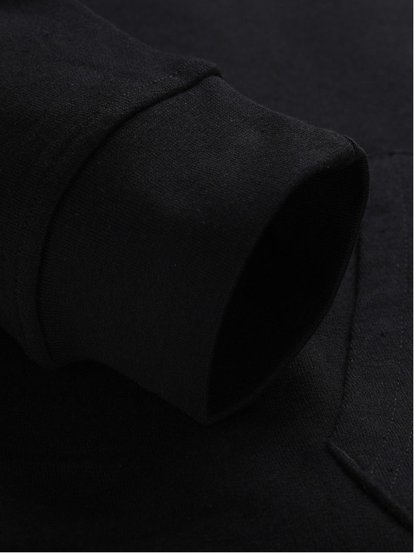 NAX Fekete Férfi Basic kapucnis pulóver NAX Geoc