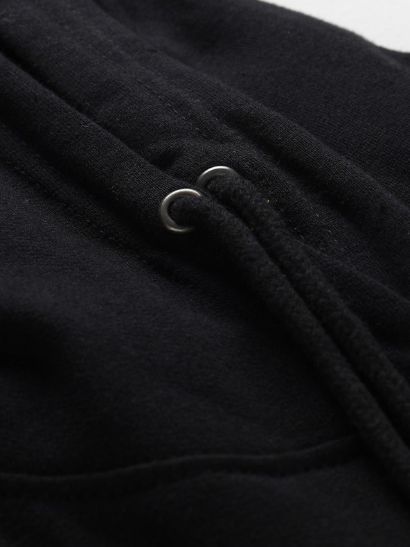 NAX Fekete Férfi Basic kapucnis pulóver NAX Geoc