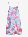 NAX Lila és rózsaszín lány pánt nélküli nyári ruha NAX Zafio