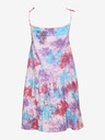 NAX Lila és rózsaszín lány pánt nélküli nyári ruha NAX Zafio