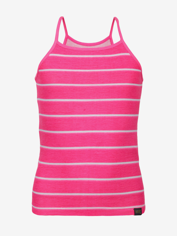 NAX Sötét rózsaszínű, csíkos lány póló NAX Burgo