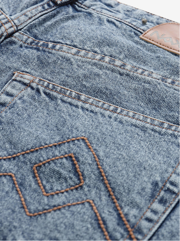 NAX Kék női farmer rövidnadrág NAX UKENA