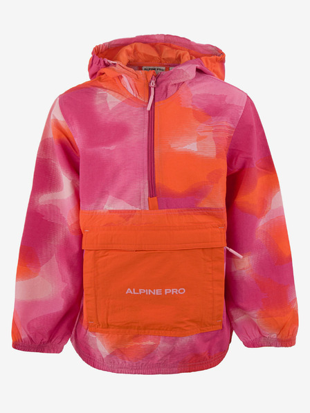 ALPINE PRO Rózsaszín vízlepergető kabát gyerekeknek ALPINE PRO GOZERO