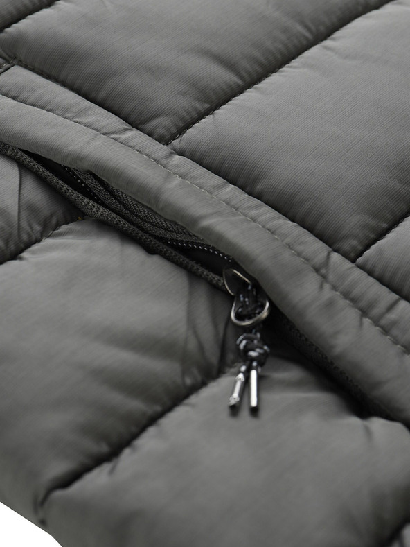 ALPINE PRO Szürke férfi téli steppelt dzseki ALPINE PRO GARAT