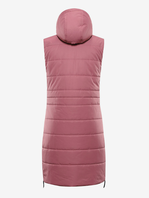 ALPINE PRO Rózsaszín női fleece mellény membránnal ALPINE PRO HARDA