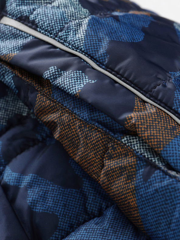 ALPINE PRO Kék gyerek megfordítható télikabát ALPINE PRO EROMO