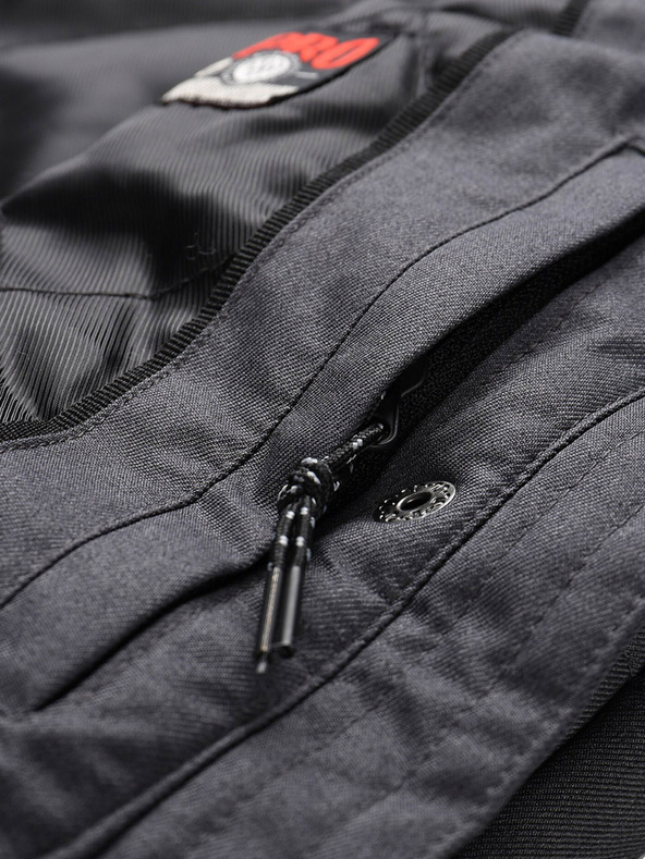 ALPINE PRO Sötétszürke női téli steppelt mellény membránnal ALPINE PRO HARDA