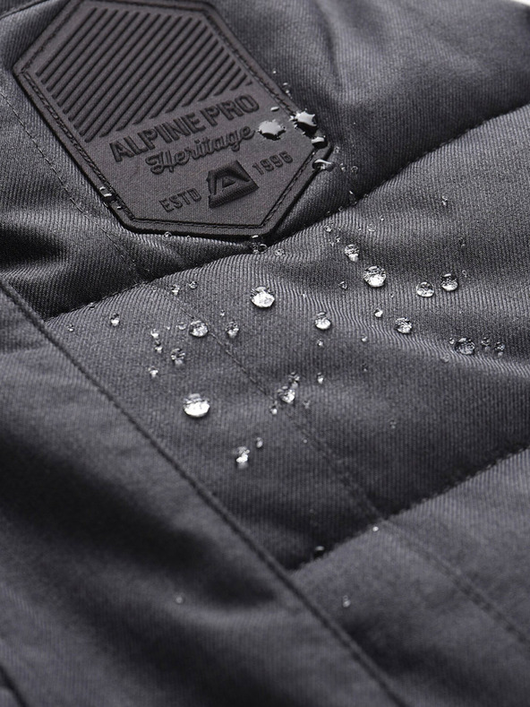 ALPINE PRO Sötétszürke női téli steppelt mellény membránnal ALPINE PRO HARDA