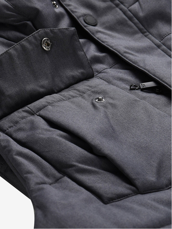 ALPINE PRO Sötétszürke férfi téli parka membránnal ALPINE PRO HARD